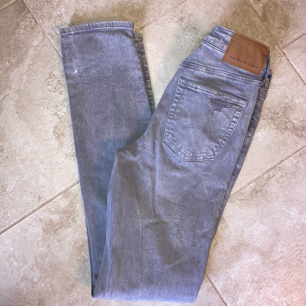 Gray American Eagle Jeans